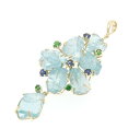 K18YG アパタイト ペンダント 17.99CT【中古】