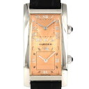 カルティエ タンクサントレ2タイムゾーン PT LIMITED W1519951 PT 手巻【中古】