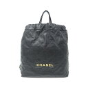 シャネル シャネル22 ライン AS3313 リュックサック【中古】