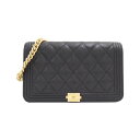 【未使用品】シャネル ボーイシャネル ライン AP1117 チェーンウォレット【中古】