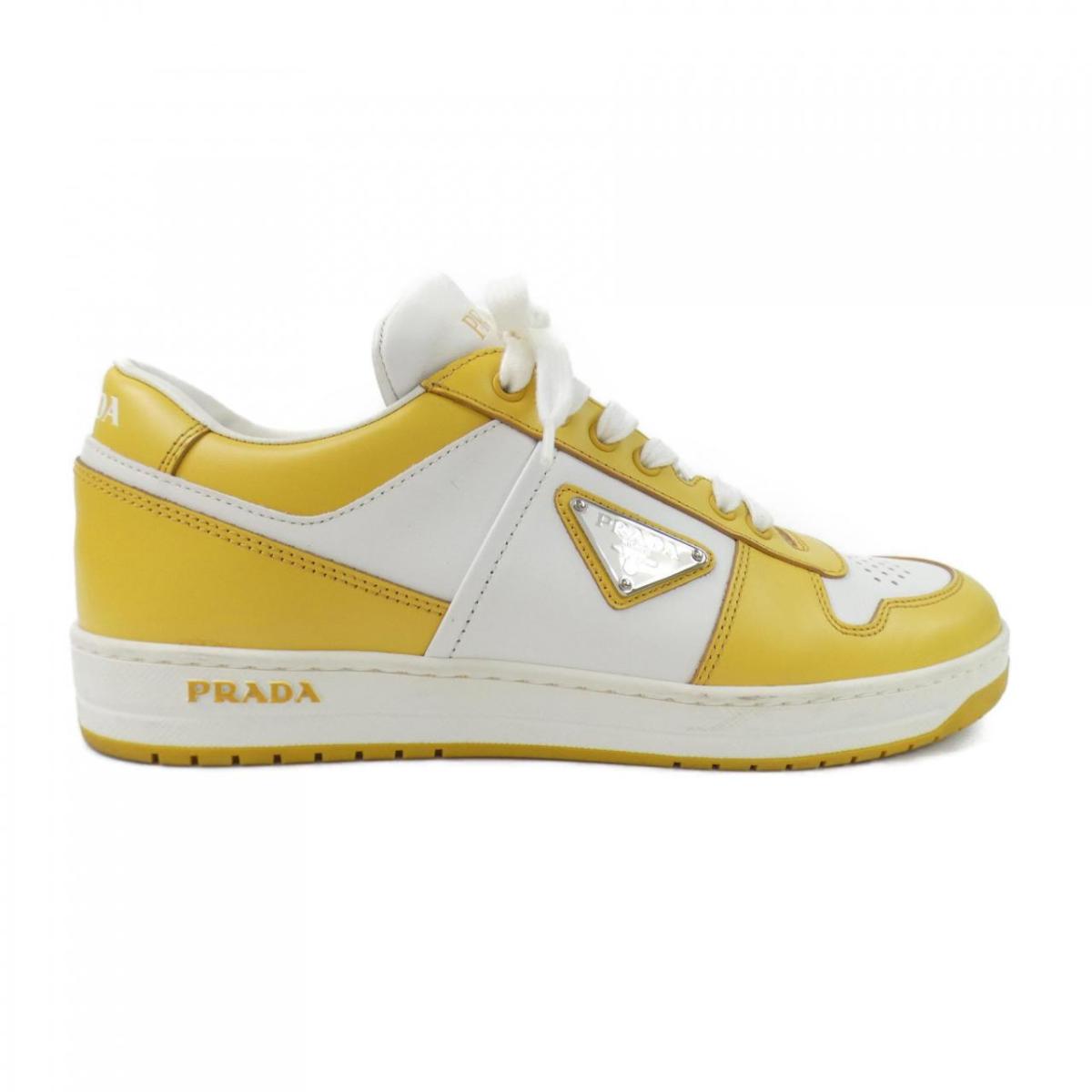 PRADA プラダ スニーカー 緑x白 EU36 1/2(23cm位) 4103725L0067 PRADA プラダ スニーカー 緑x白 EU36 1/2(23cm位) 4103725L0067