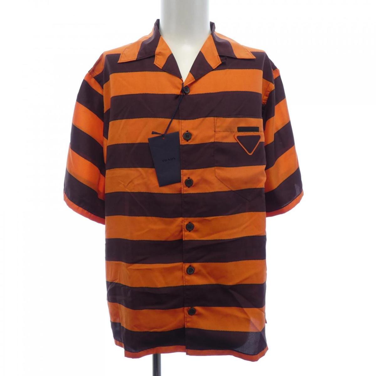 PRADA プラダ カジュアルシャツ 青系xオレンジ S 4500525M0028 楽天市場】PRADA プラダ(カラーオレンジ)(カジュアルシャツ