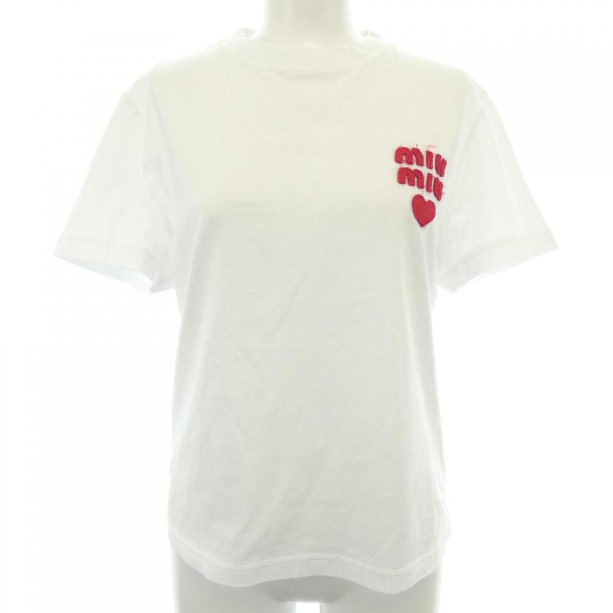 お値引きしました✨新品未使用 MIU MIU カットソー 楽天市場】ミュウミュウ 中古(Tシャツ・カットソー|トップス