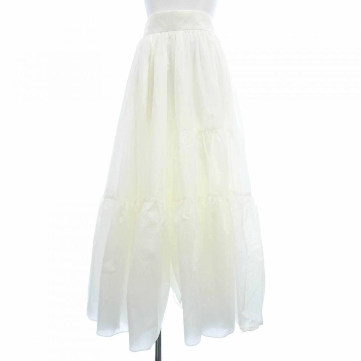 SHE TOKYO Anna Big Flower ライトグレー スカート 34 SHE TOKYO Anna Big Flower ライトグレー スカート 34 SHE TOKYO