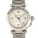 カルティエ パシャC GMT W31029M7 SS 自動巻【中古】