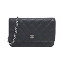 シャネル タイムレスクラシック ライン 33814 チェーンウォレット【中古】