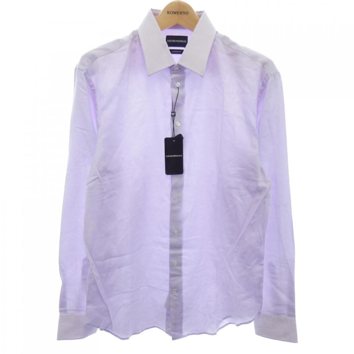 GIORGIO ARMANI カジュアルシャツ 紫 4105025E0045 楽天市場】アルマーニ(カラーパープル)(カジュアルシャツ
