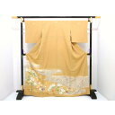 【KOMEHYO】 色留袖 友禅金彩加工 刺繍入り 剣片喰【中古】 【コメ兵】