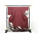 【KOMEHYO】 訪問着 友禅銀彩加工【中古】 【コメ兵】