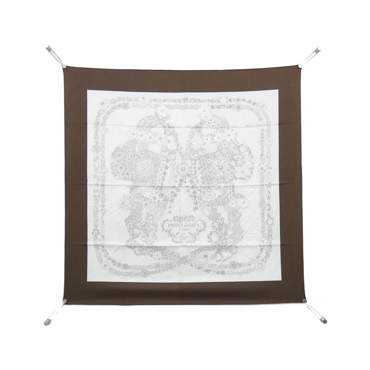 【KOMEHYO】 エルメス BRIDES DE GALA EN FLEURS カレ 004192S スカーフ【中古】 【コメ兵】のサムネイル