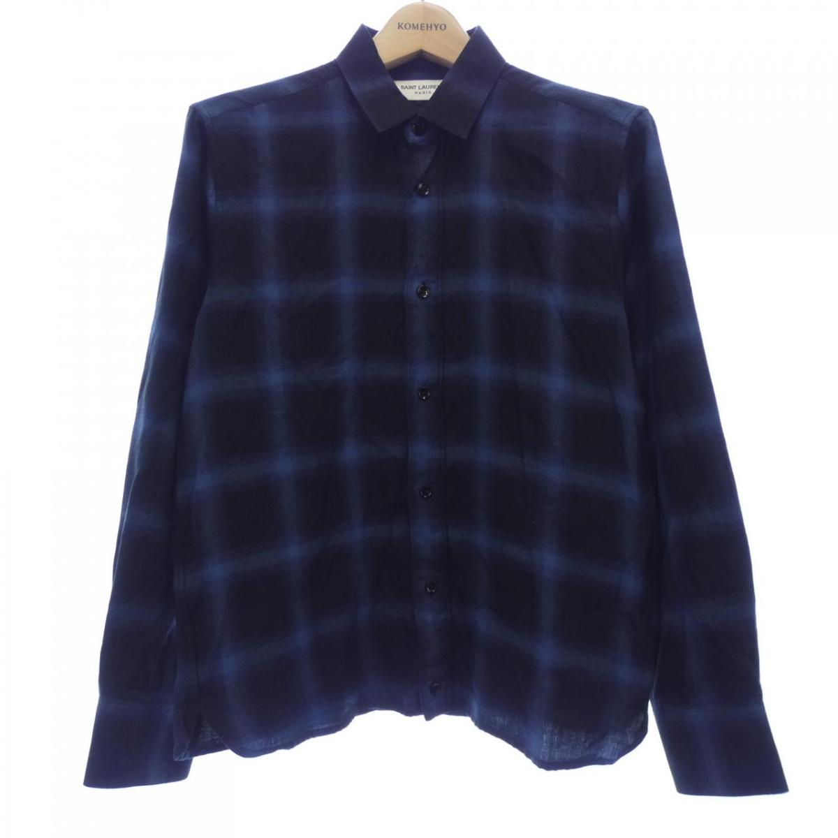 サンローラン　メンズ　シャツ　未使用品 サンローラン パリ SAINT LAURENT PARIS 13AW シャツ SHIRT L/S