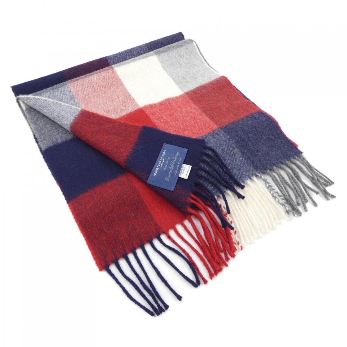 ジョンストンズ JOHNSTONS OF ELGIN MUFFLER【中古】