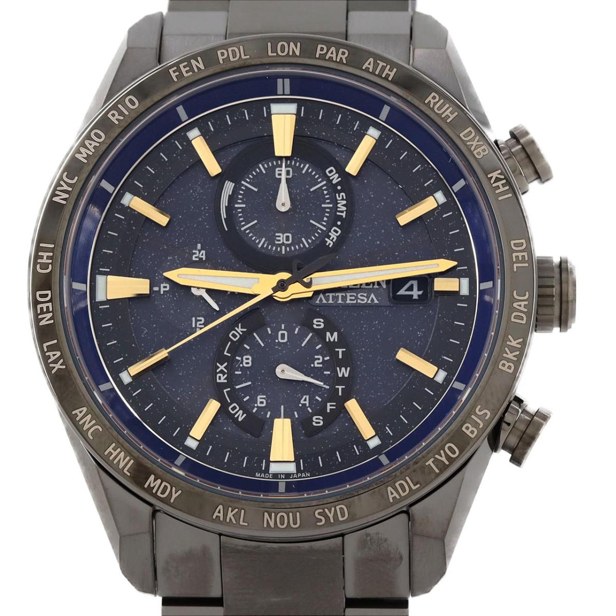 【新品】シチズン アテッサ 電波時計 H800-A1CN20L/AT8289-67E TI ソーラークォーツ【新品】