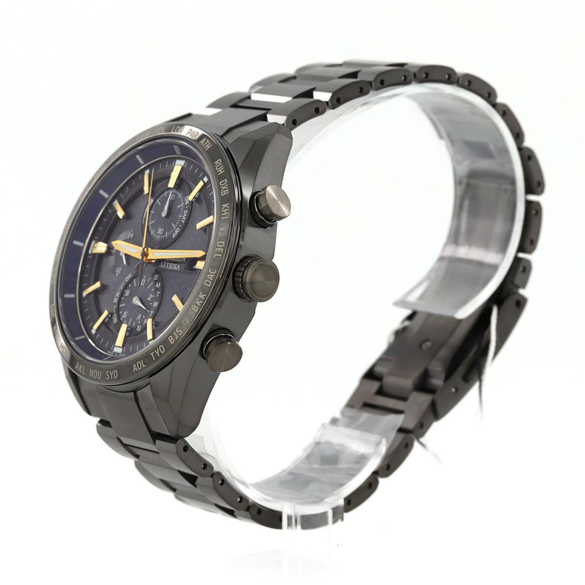 【新品】シチズン アテッサ 電波時計 H800-A1CN20L/AT8289-67E TI ソーラークォーツ【新品】