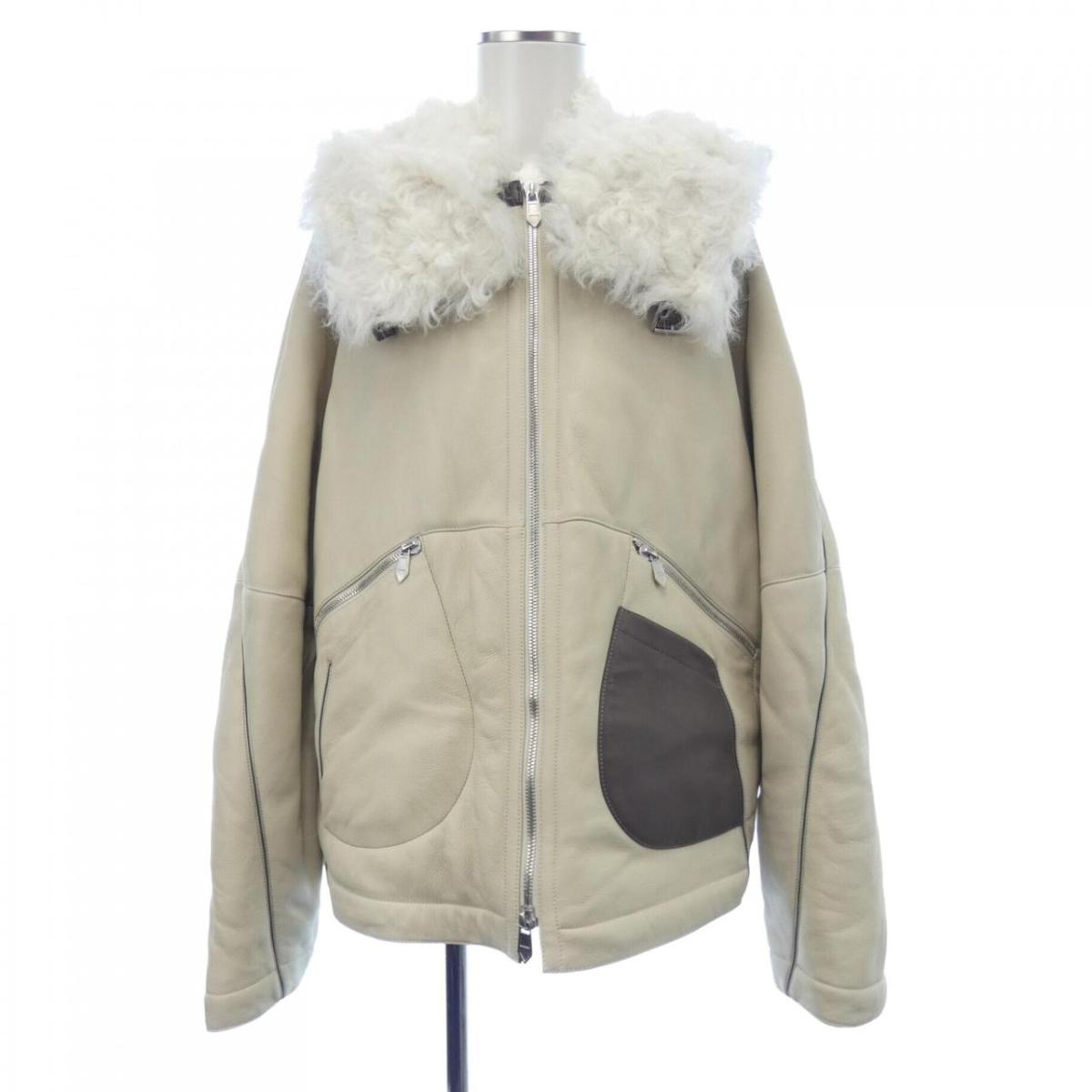 エルメス HERMES *22-5018 ムートンジャケット【中古】