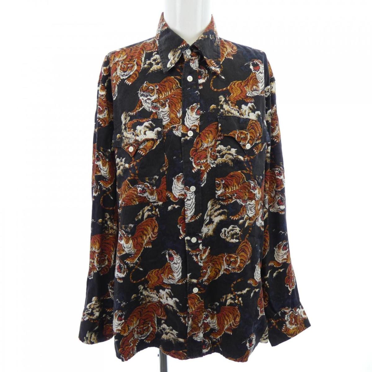 ダイリク DAIRIKU タイガーウィズマネークリップ シャツ【中古】