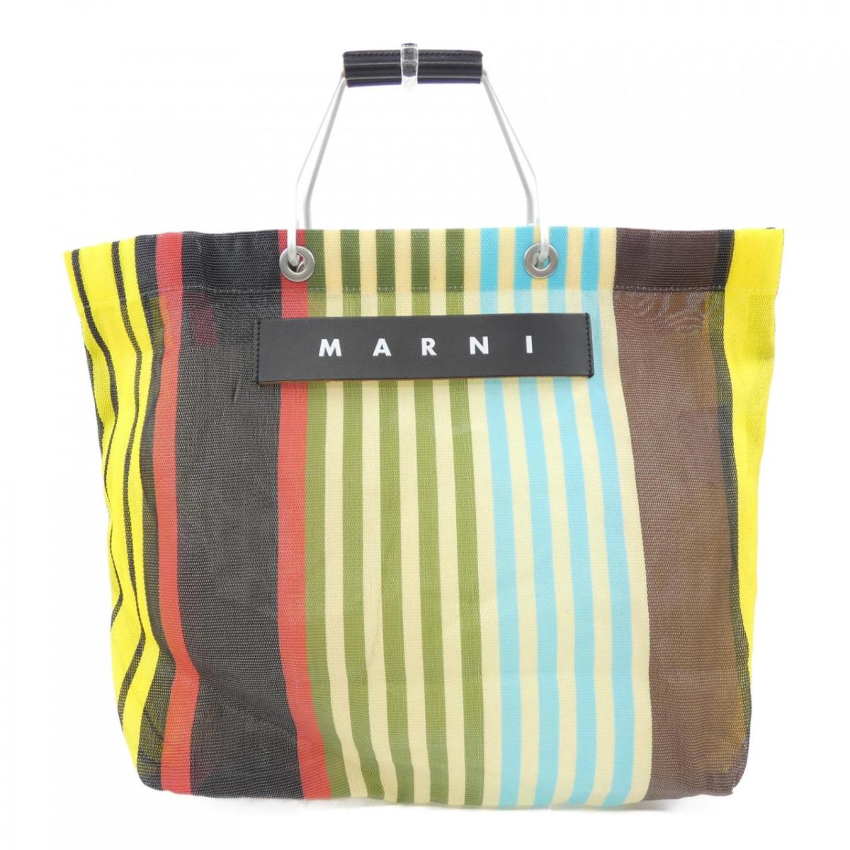 マルニ MARNI MARNI MARKETストライプバッグ SHMHR08A0 BAG【中古】
