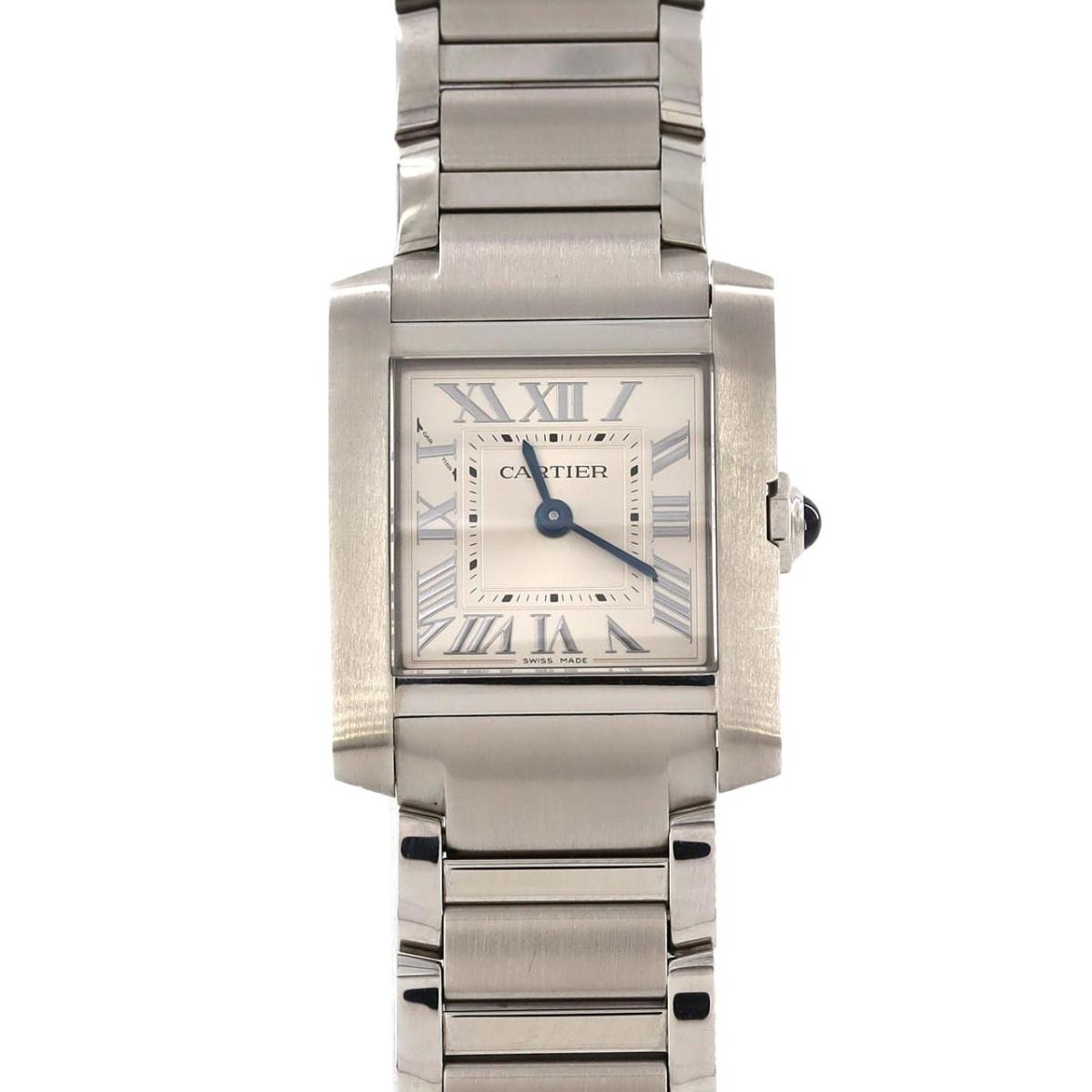 カルティエ タンクフランセーズSM WSTA0129 SS クォーツ【中古】
