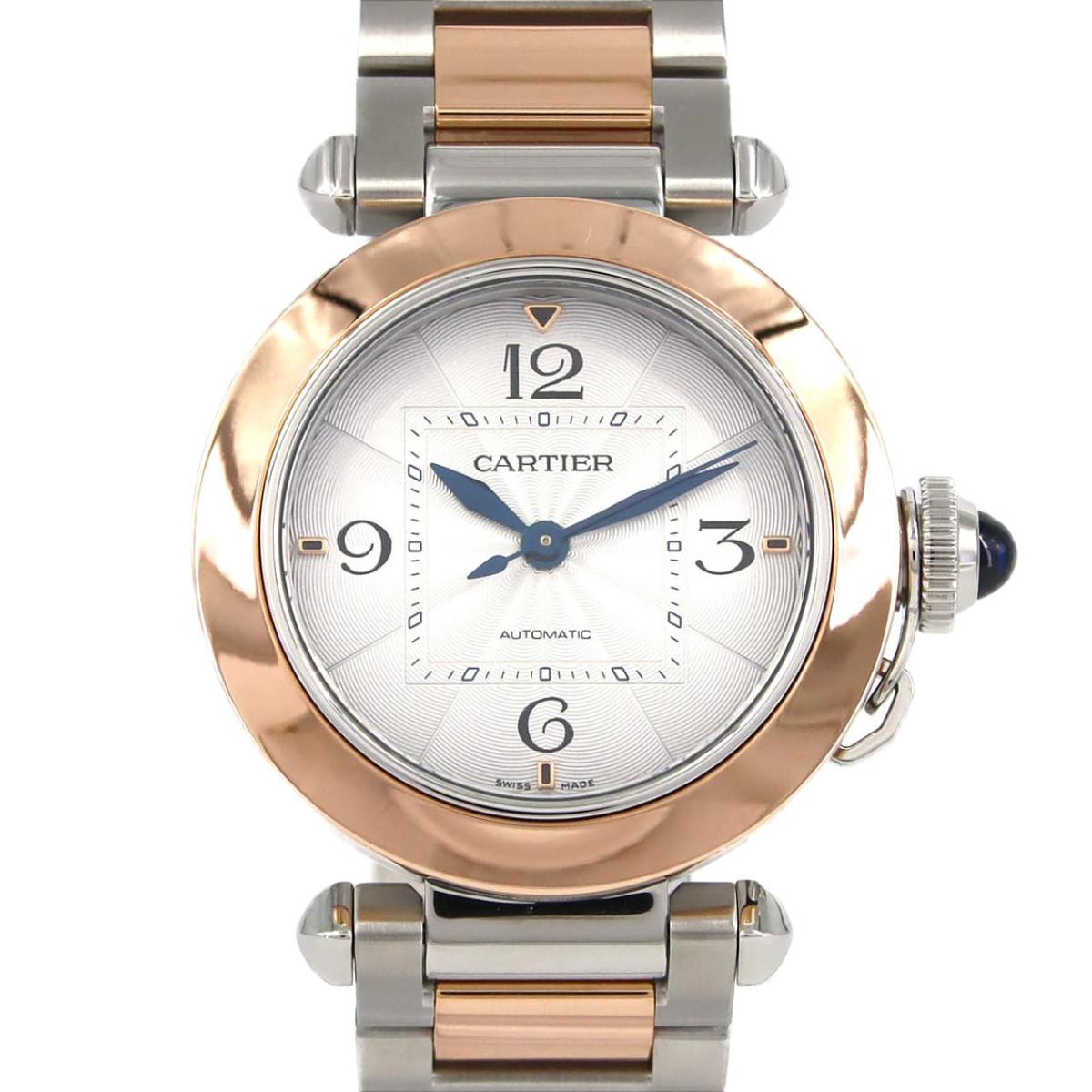 カルティエ パシャ・ドゥ・カルティエ PGコンビ W2PA0008 SSxPG 自動巻【中古】