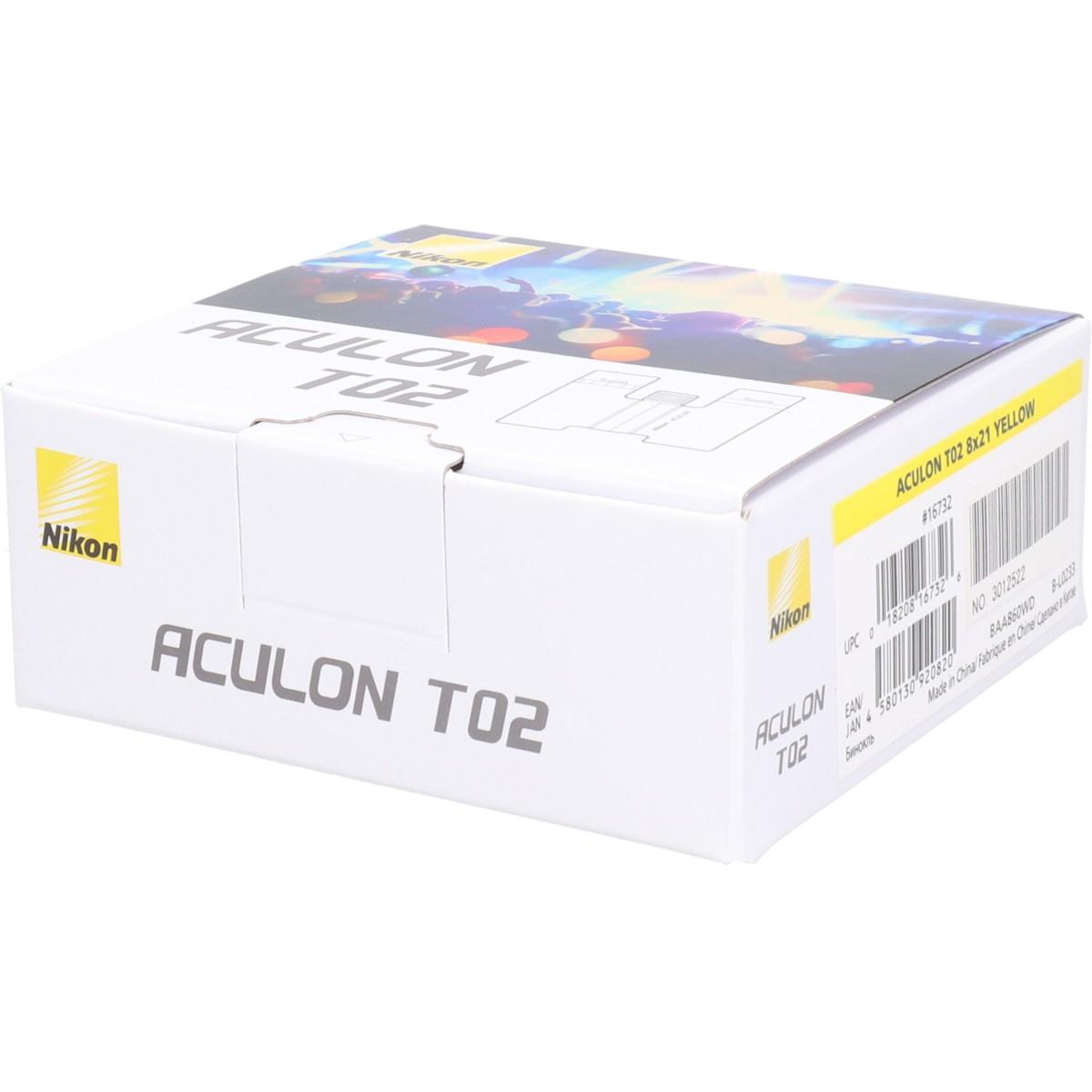 【未使用品】ACULON　T02　8X21　イエロー【中古】