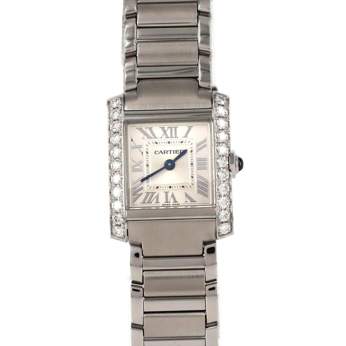 カルティエ タンクフランセーズSM/D W4TA0020 SS クォーツ【中古】