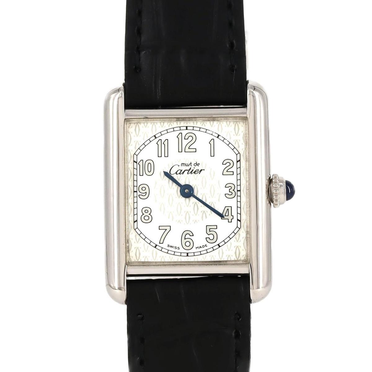 カルティエ マストタンク W1014254 シルバー クォーツ【中古】