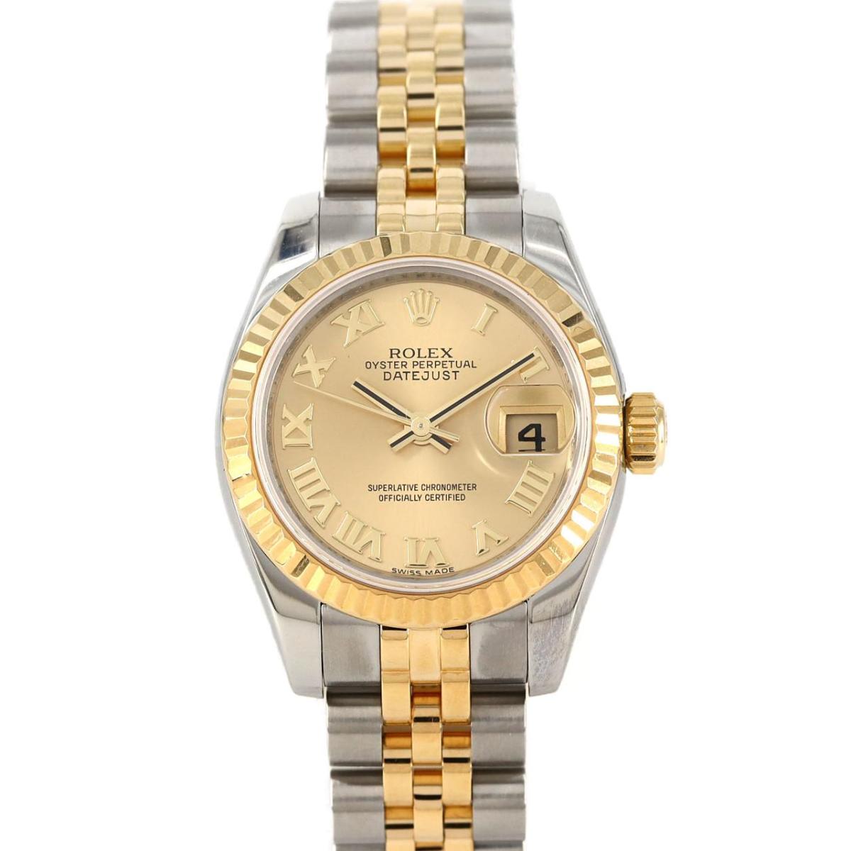 ロレックス デイトジャスト 179173 SSxYG 自動巻 G番【中...(2)
