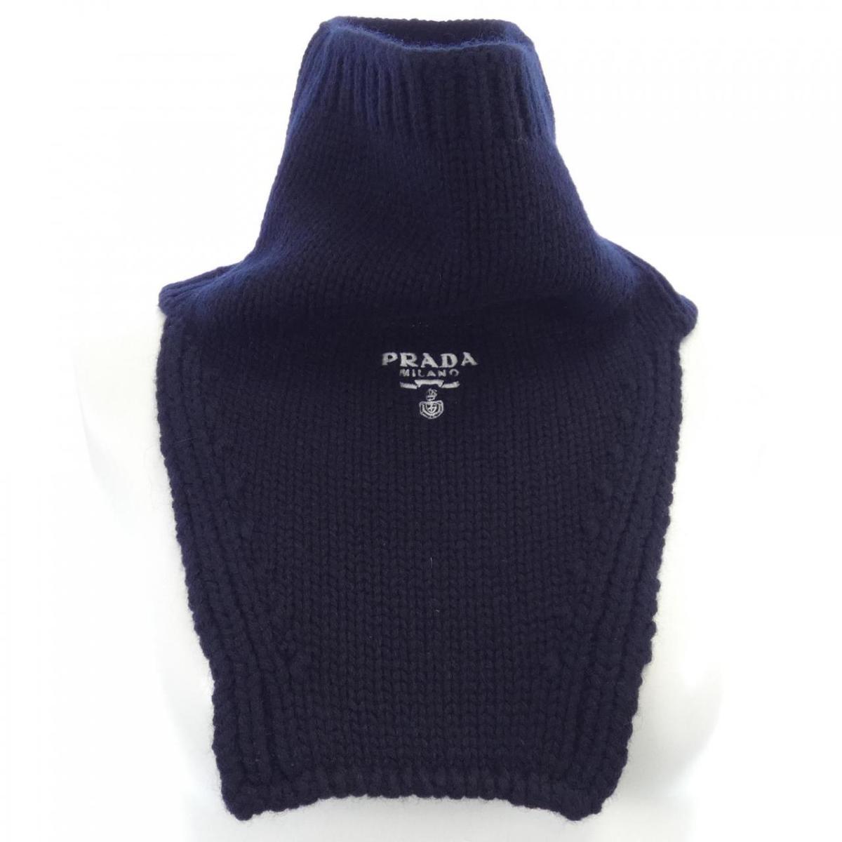 プラダ PRADA UMS453 S232 13J1 MUFFLER【中古】