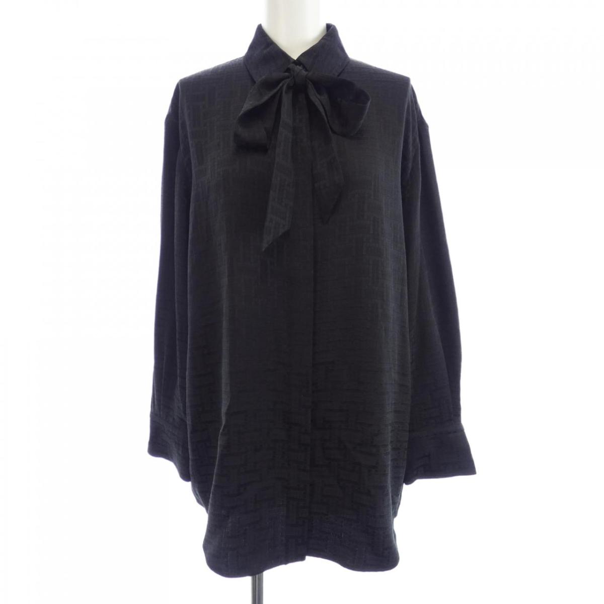 【極美品】HERMÈS エルメス シルク100% リボンタイブラウス 長袖 黒 楽天市場】ブラウス リボン（ブランドエルメス）（レディース