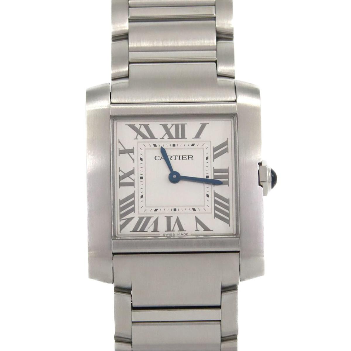 カルティエ タンクフランセーズMM WSTA0074 SS クォーツ【中古】