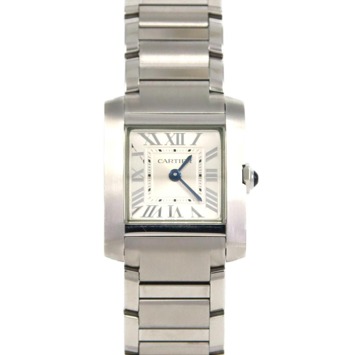 カルティエ タンクフランセーズSM WSTA0065 SS クォーツ【中古】