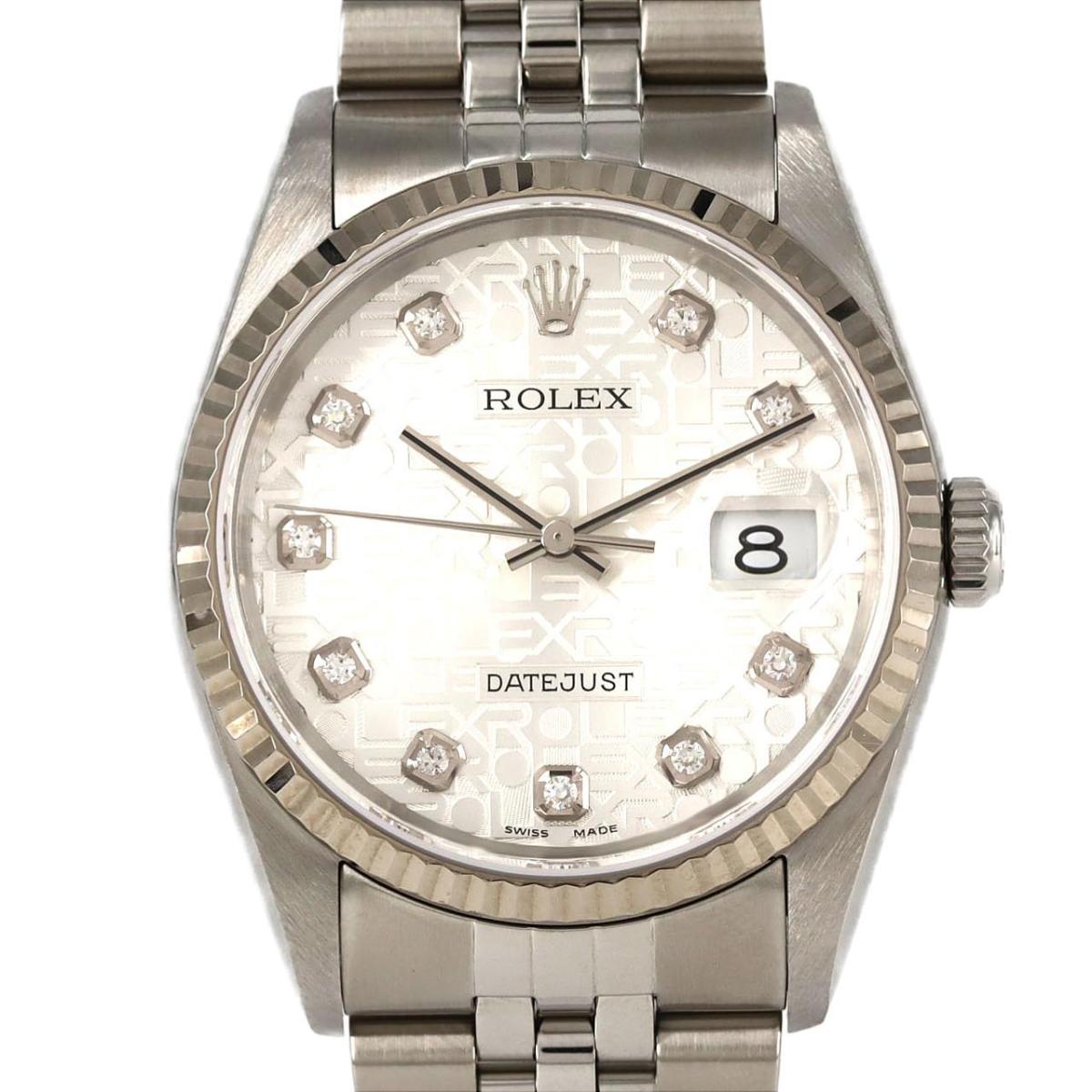 ロレックス デイトジャスト 16234G SSxWG 自動巻 Y番【中...(2)