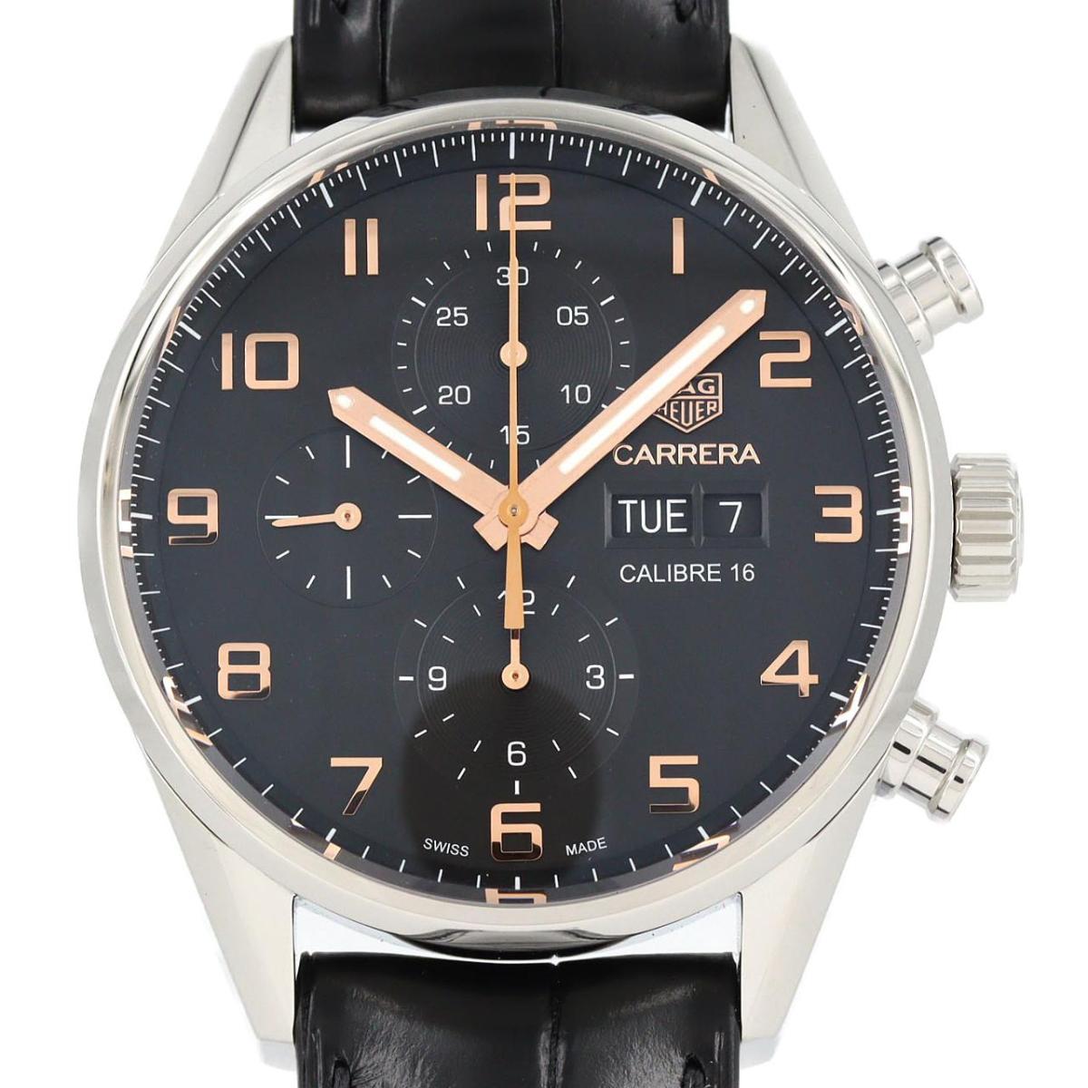 【新品】タグ・ホイヤー カレラ・キャリバー16デイデイトクロノ CV2A1AB.FC6379 SS 自動巻【新品】
