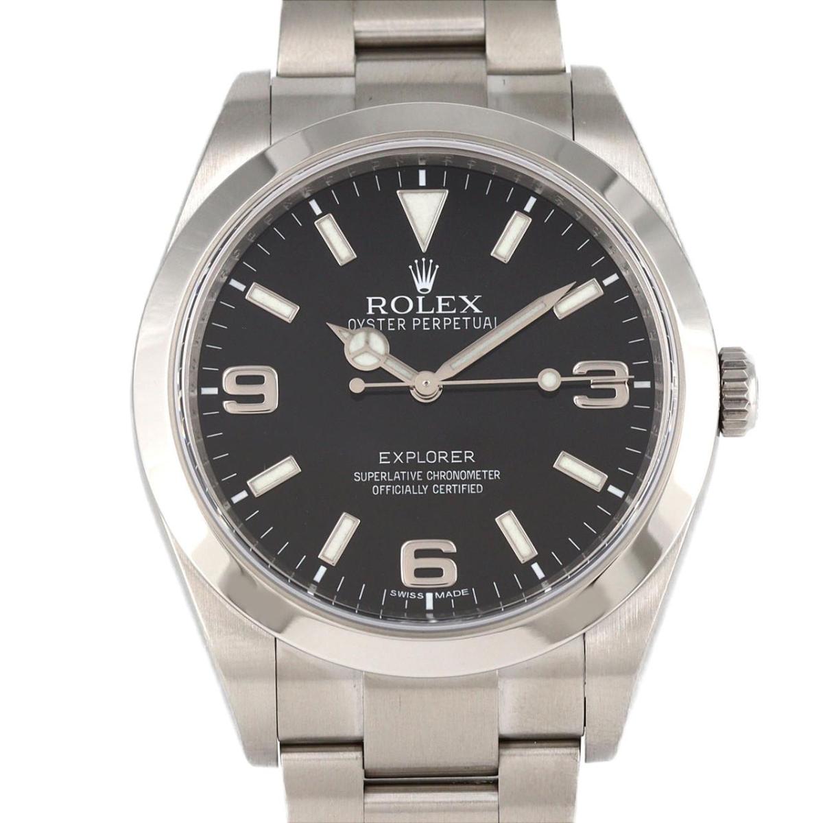 ロレックス エクスプローラーI 214270. SS 自動巻 ランダム番【中古】
