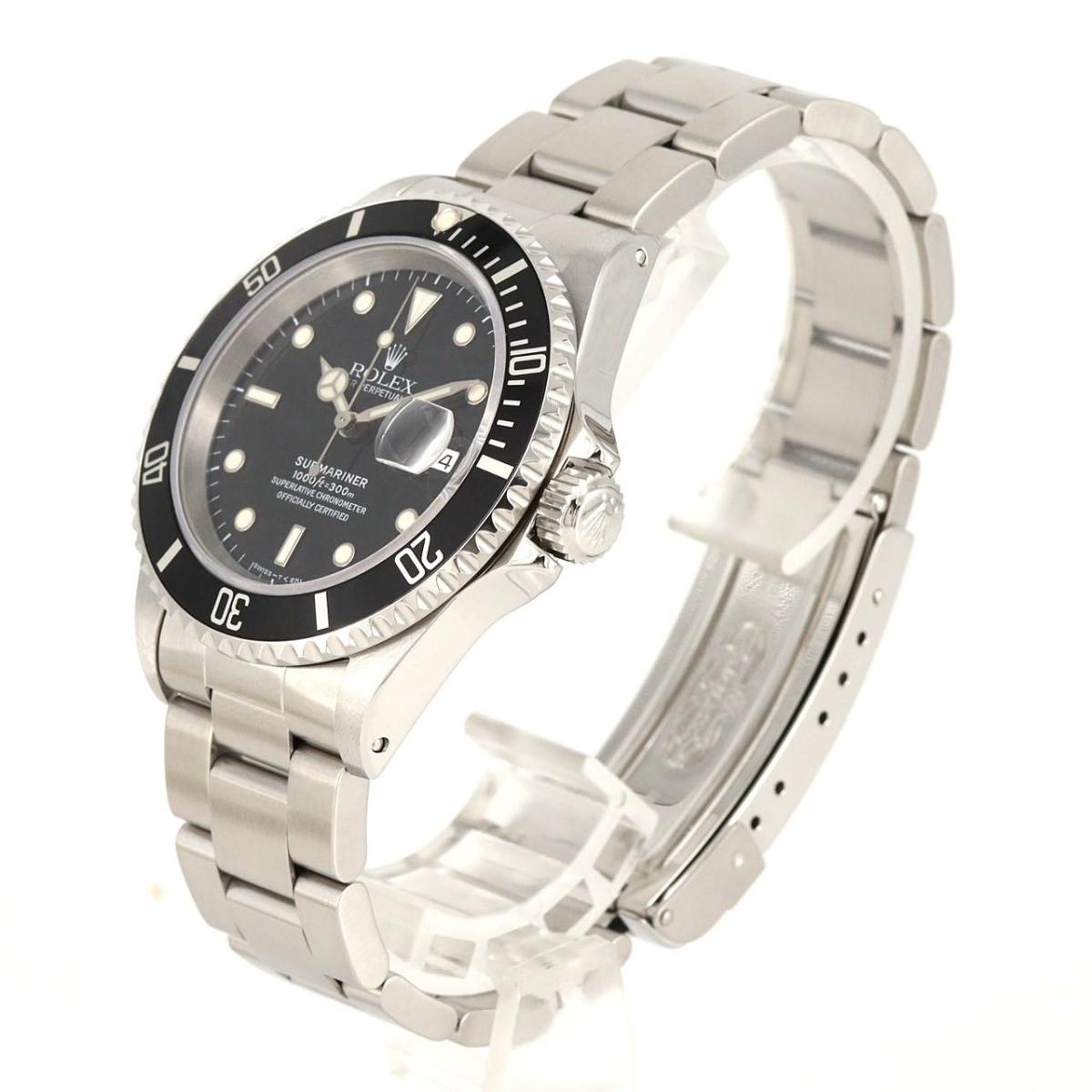 ロレックス サブマリーナーデイト 16610. SS 自動巻 W番【中古】