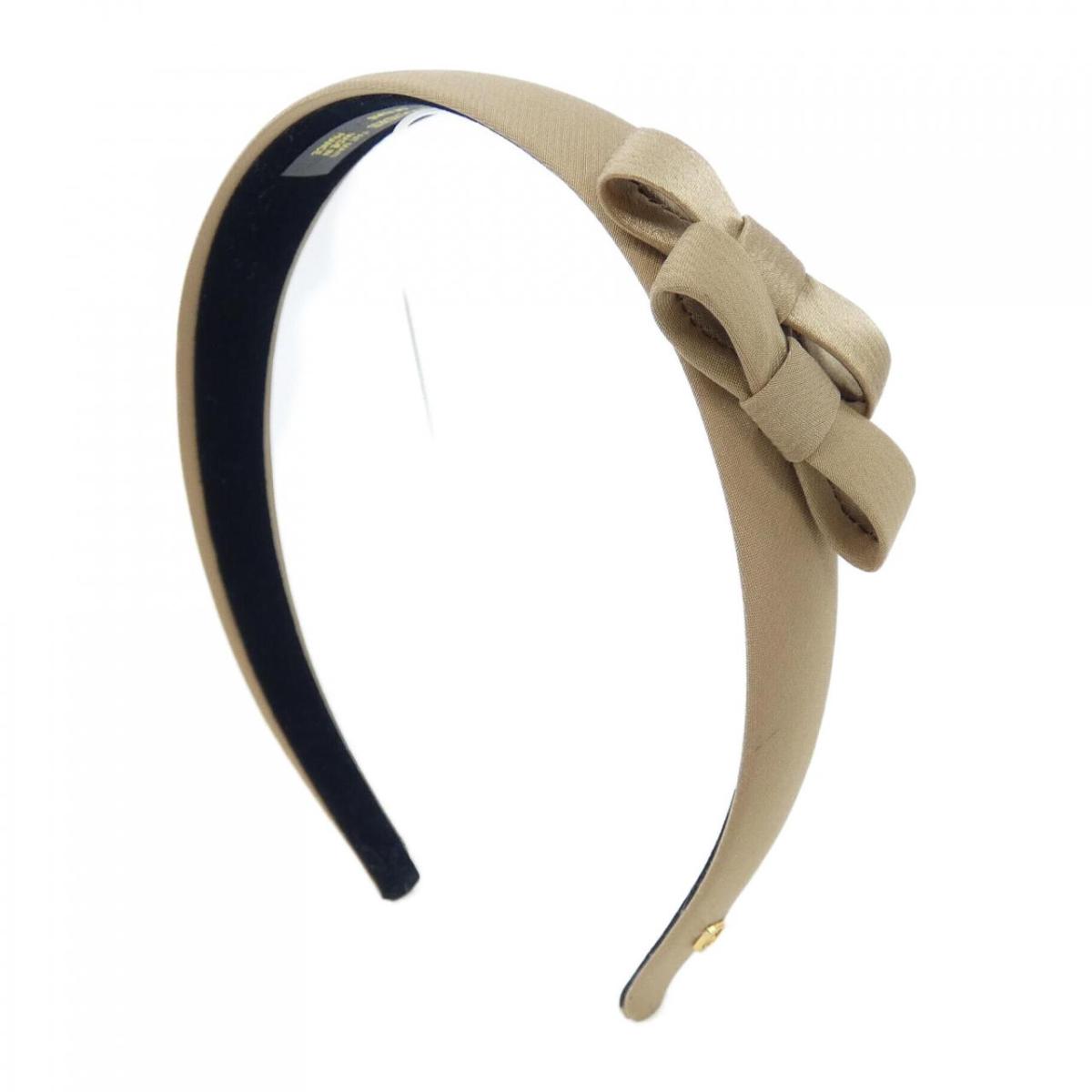 アレクサンドルドゥパリ ALEXANDRE DE PARIS リボン ベージュ HAIR ACCESSORIES【中古】