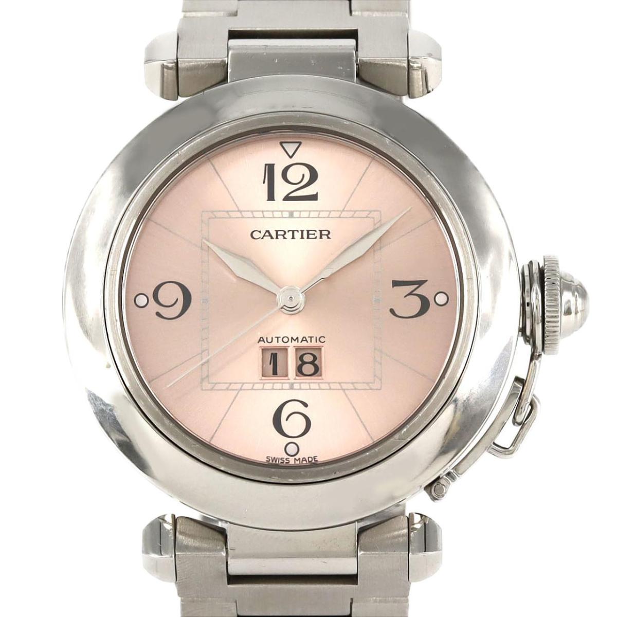 カルティエ パシャCグランデデイト W31058M7 SS 自動巻【中古】