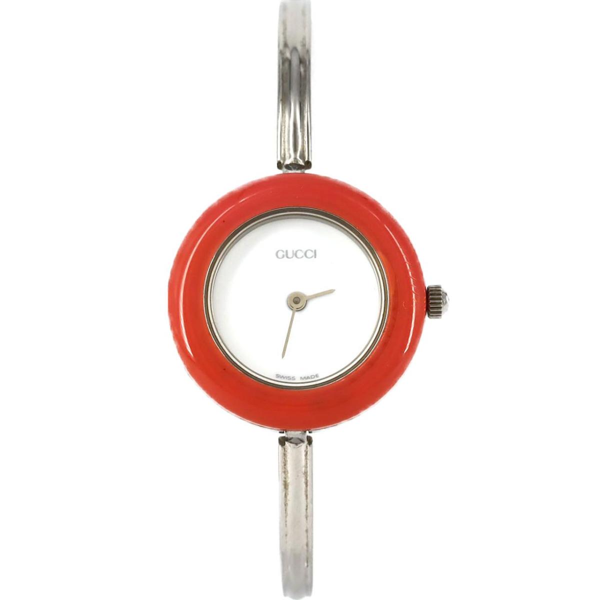 グッチ チェンジリング Mサイズ 11/12.2L SS クォーツ【中古】