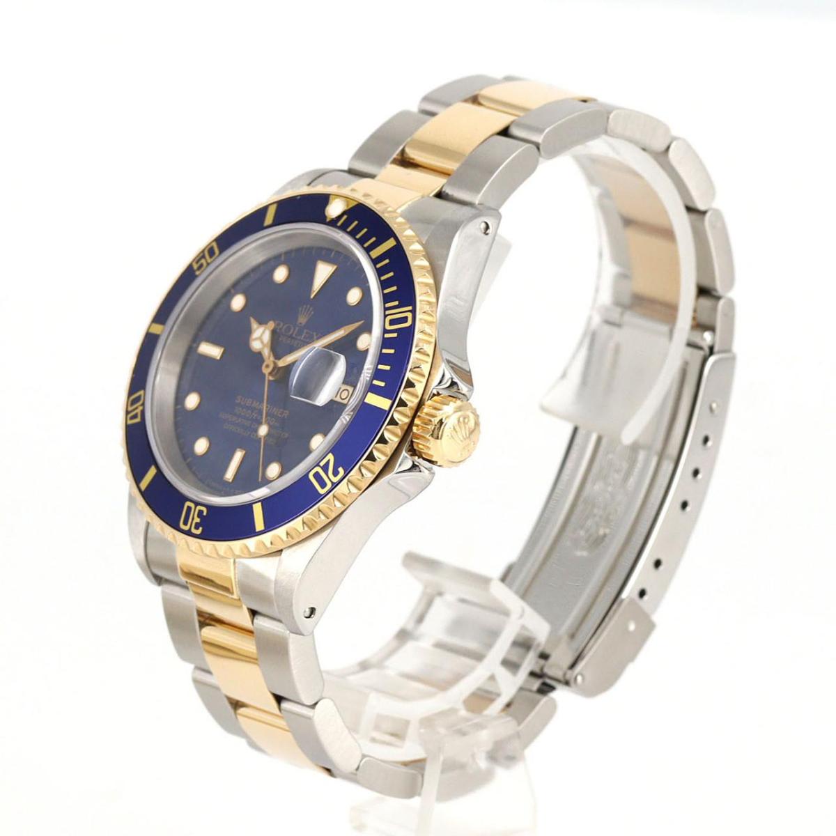 ロレックス サブマリーナーデイト 16613. SSxYG 自動巻 S番【中古】