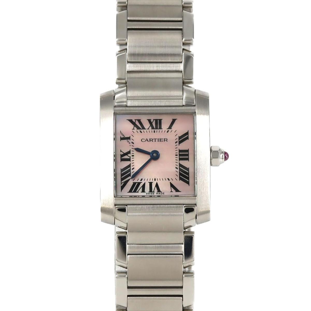 カルティエ タンクフランセーズSM W51028Q3 SS クォーツ【中古】