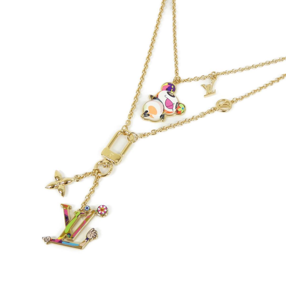 【未使用品】ルイヴィトン セット2ネックレススーパーフラット M02499 ネックレス【中古】