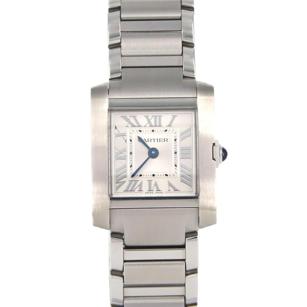 カルティエ タンクフランセーズSM WSTA0129 SS クォーツ【中古】