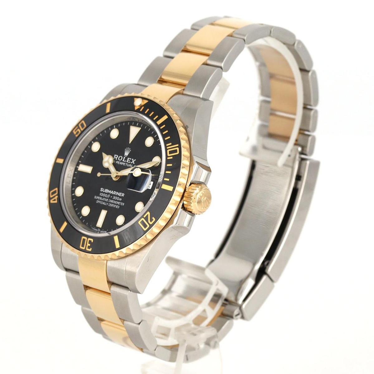 ロレックス サブマリーナーデイト 126613LN SSxYG 自動巻 ランダム番【中古】