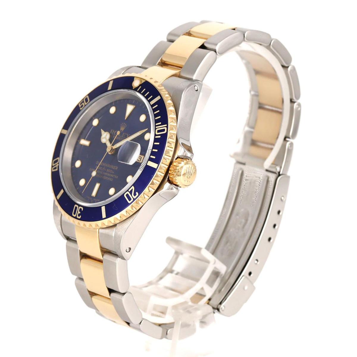 ロレックス サブマリーナーデイト 16613 SSxYG 自動巻 P番【中古】