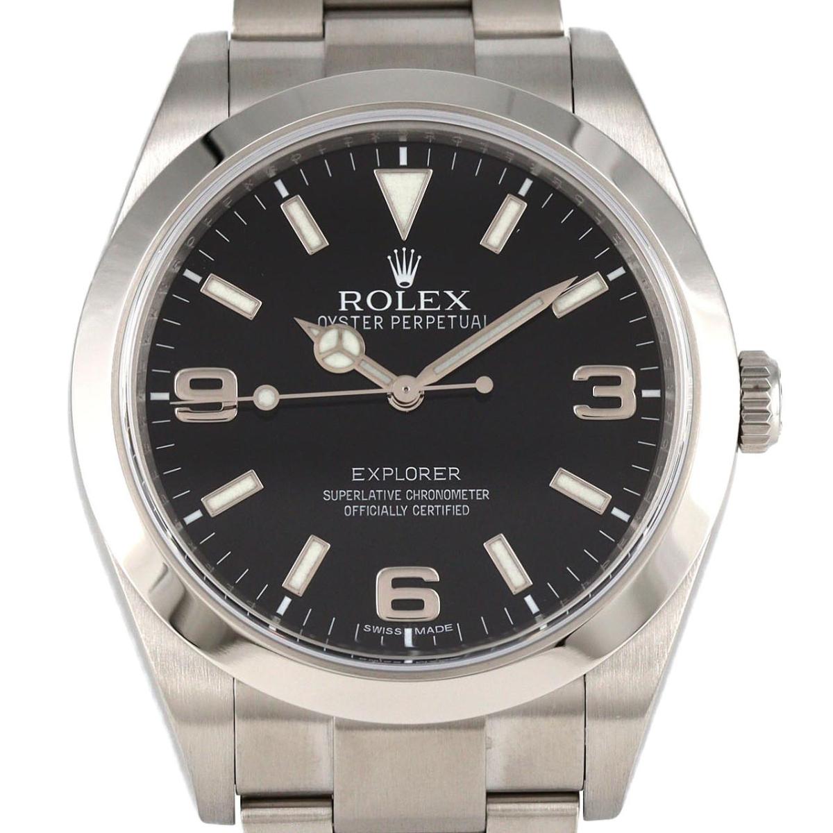 ロレックス エクスプローラーI 214270. SS 自動巻 ランダム番【中古】