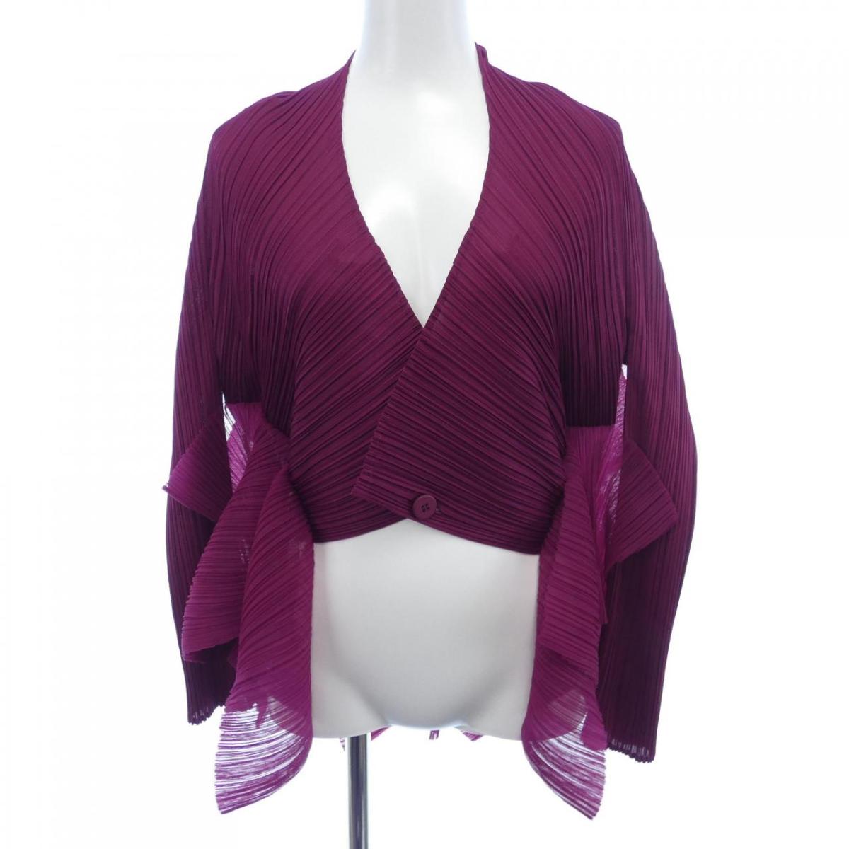 プリーツプリーズ PLEATS PLEASE PP73-JO692 カーディガン【中古】