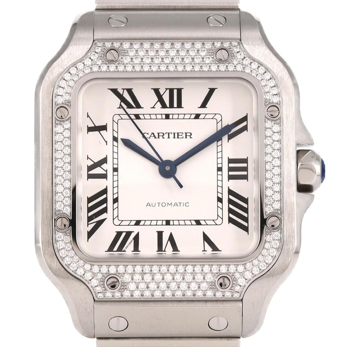 カルティエ サントス・ドゥ・カルティエ MM/D W4SA0005 SS 自動巻【中古】