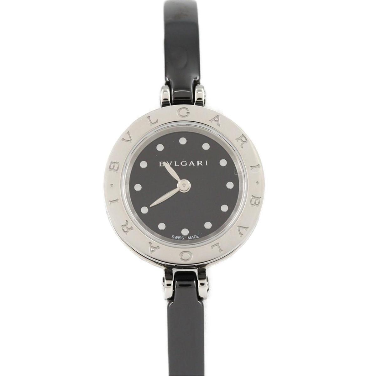 ブルガリ B-zero1 Mサイズ BZ23SC/BZ23BSCC SSxセラミック クォーツ【中古】