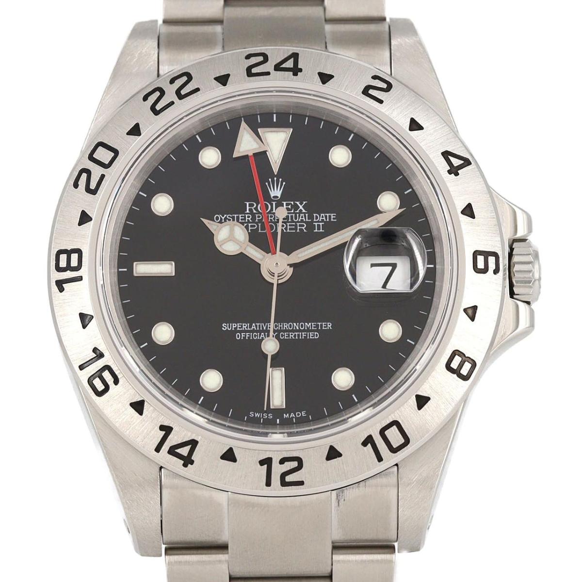 ロレックス エクスプローラーII 16570 SS 自動巻 Y番【中古】