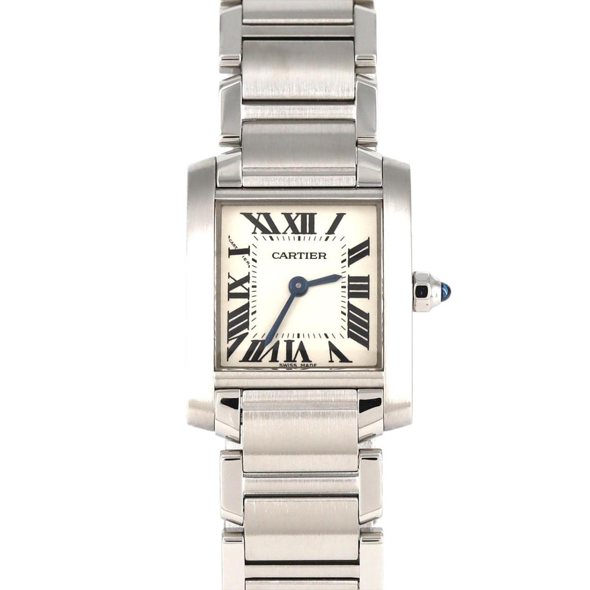 カルティエ タンクフランセーズSM W51008Q3 SS クォーツ【中古】